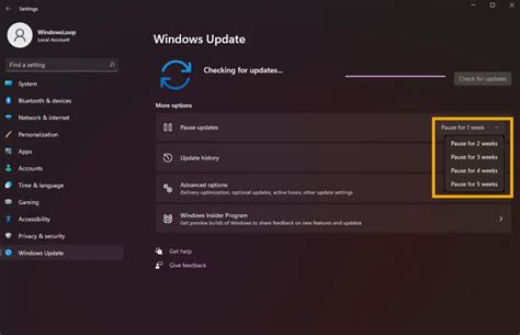 How to Pause Windows Update in Windows 11