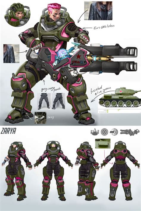 Overwatch - Zarya Vintage Tank Concept by Lothrean on DeviantArt ...