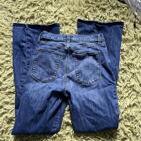 Banana Republic Women's Blue and Navy Jeans | Depop