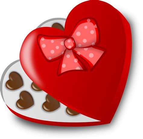 Public Domain Clip Art Image | Box of chocolates | ID: 13946410211548 | PublicDomainFiles.com