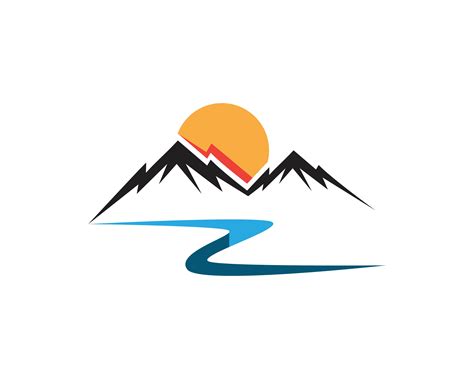 Minimalist Landscape Mountain logo design inspirations 596253 Vector Art at Vecteezy