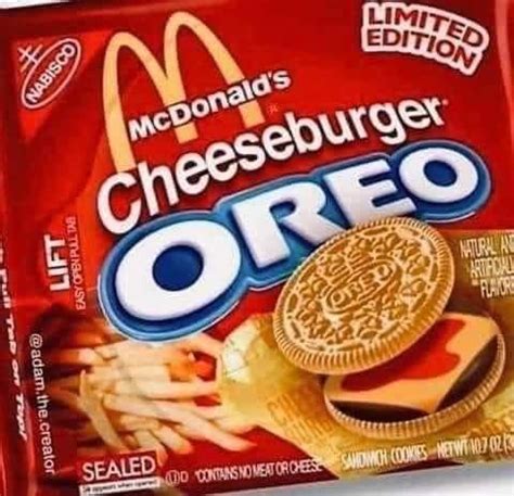 cheeseburger oreo's | Know Your Meme