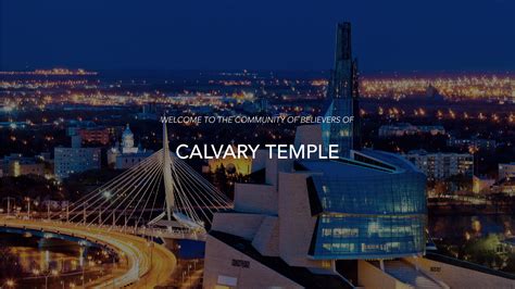 Church | Calvary Temple Winnipeg