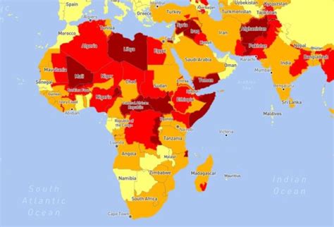 Map reveals most dangerous places in the world to visit in 2023 | World News | Metro News