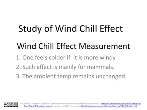 PPT - Study of Wind Chill Effect PowerPoint Presentation, free download ...