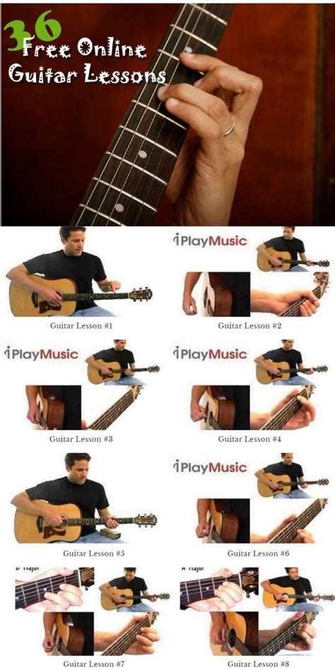 36 Free Guitar Lessons - Perfect For Beginners