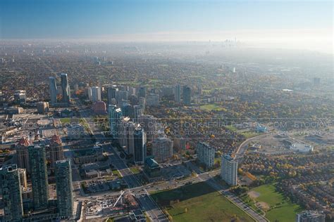 Aerial Photo | Mississauga City Skyline