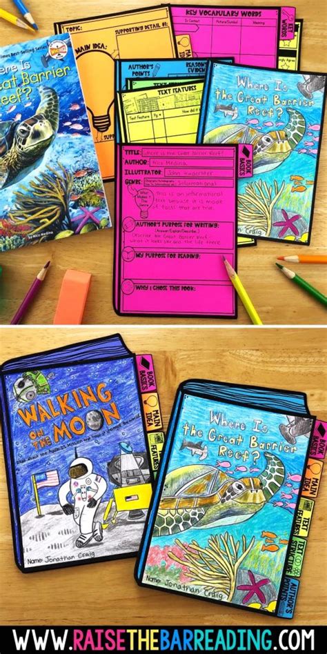 Nonfiction Book Report Templates and Ideas for 3rd, 4th and 5th Grade Students - Raise the Bar ...