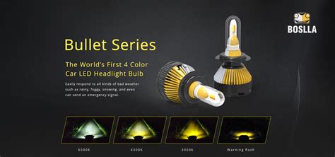 Boslla - World 1st 4 Color LED Headlight, keep you safe and fun while ...