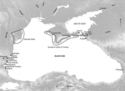 Black Sea Maritime Archaeology Project Map