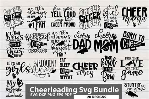 Cheerleading Svg Bundle Bundle · Creative Fabrica