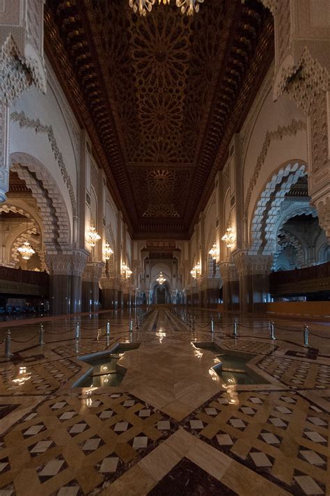 King Hassan II Mosque, interior | Mosque, Islamic art, Eiffel tower inside