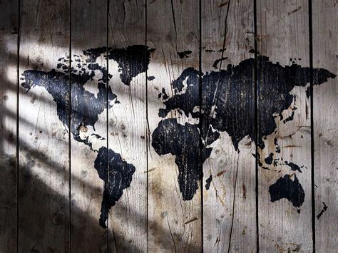 World Map on Your Desktop Creative Designs Desktop Wallpaper | Photo Galore