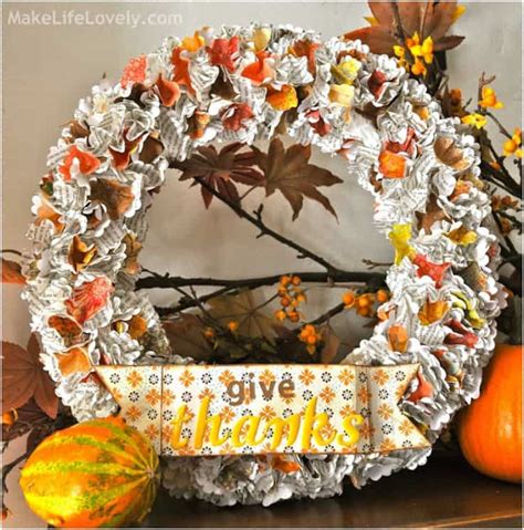 25 Thanksgiving Fall Wreaths You'll Want to Make Yourself