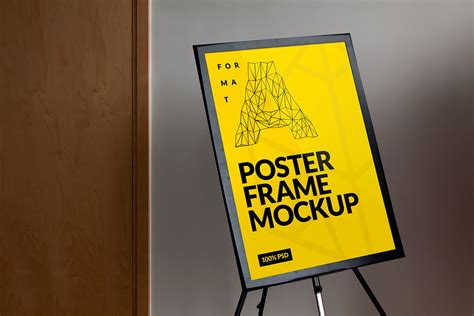 Poster Presentation Board Mockup Free PSD | Mockup World HQ