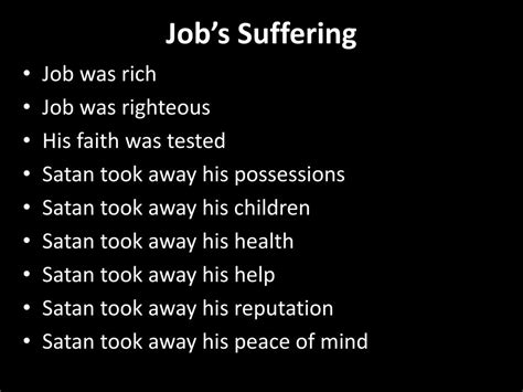 PPT - The Suffering of Job PowerPoint Presentation, free download - ID:2510559