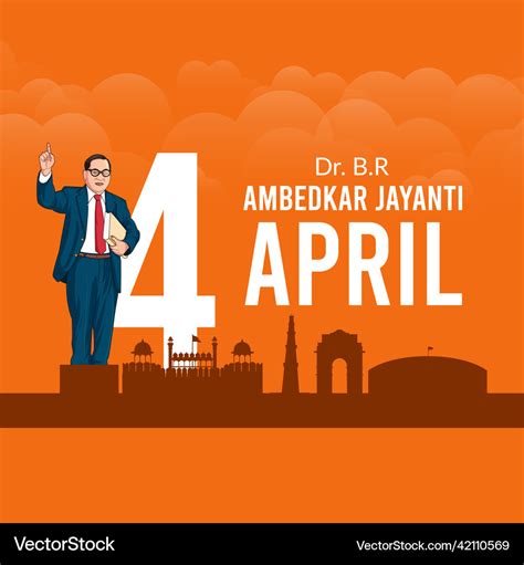 Banner Design Of Happy Ambedkar Jayanti Royalty Free Vector - Riset