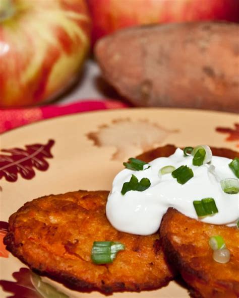 Sweet Potato Latkes | Yam Latkes - Jamie Geller