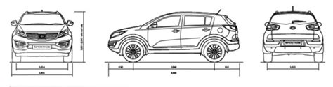 Kia Sportage Dimensions