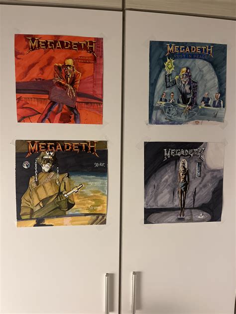 i drew some megadeth album covers! : r/Megadeth