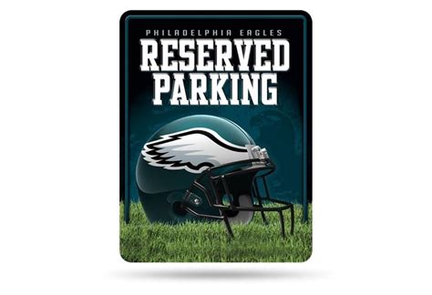 Metal Reserved Parking Sign Philadelphia Eagles - Ramsons Imports