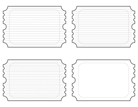 Free Printable Blank Raffle Ticket Template - Printable Templates Free