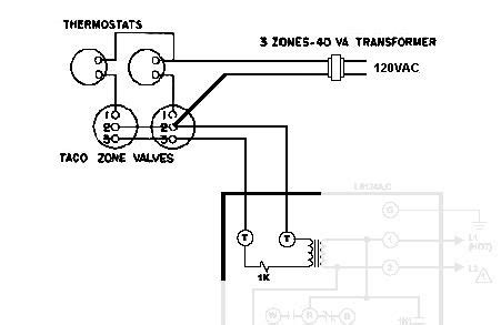 Taco Zone Valve Wiring Schematic