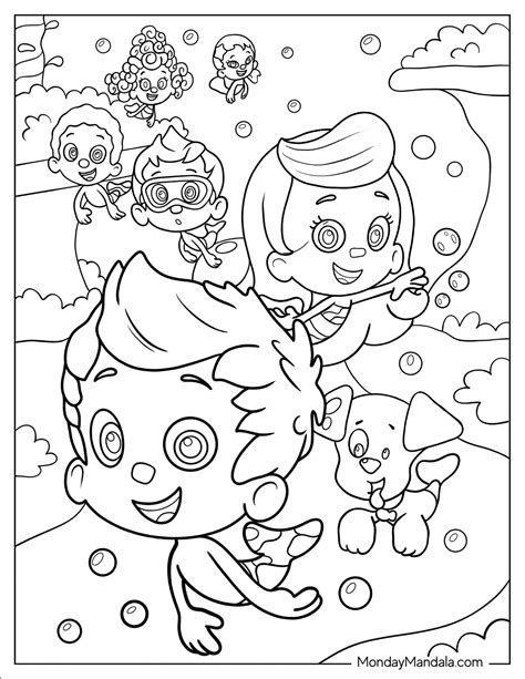 Tutankhamun Coloring Page Bubble Guppies Coloring Pages Shark Coloring ...