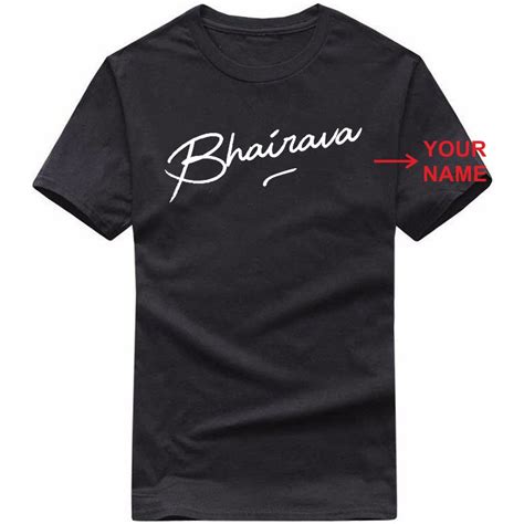 Custom Name Signature Printed Round Neck T-shirt | Xtees