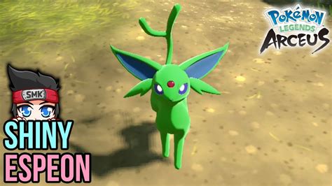 Shiny Espeon LIVE Reaction! Pokemon Legends Arceus - YouTube