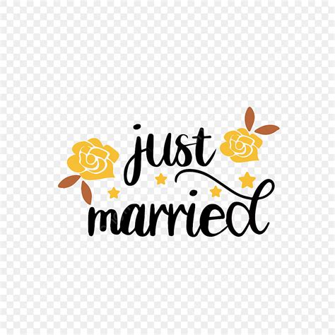 Just Married Clipart Transparent Background, Svg Just Married Creative Design Illustration, Svg ...