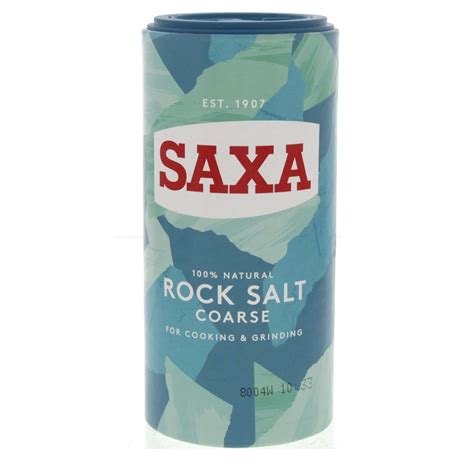 Saxa Rock Salt Coarse For Cooking And Grinding 350g price in UAE | LuLu ...