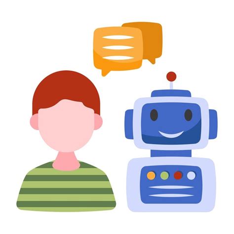 Premium Vector | Vector design of robotic chat