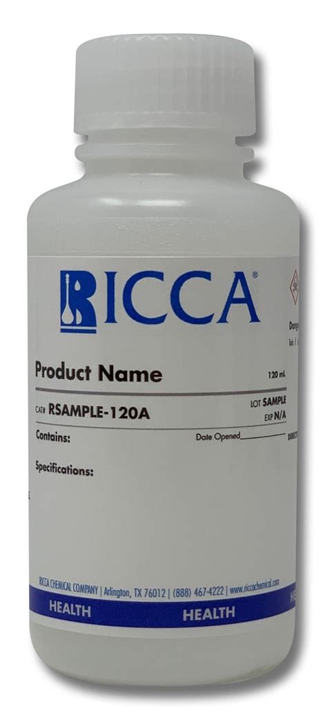 Hexavalent Chromium Standard, 100 ppm Cr6+, Ricca Chemical | Fisher Scientific