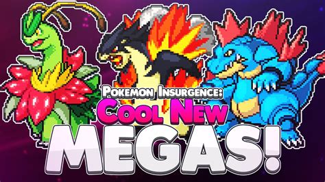 Cool New Mega Evolutions! - Pokemon Insurgence Pokedex Guide - YouTube