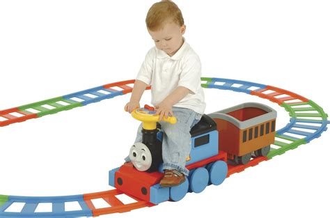 NEW Thomas & Friends Battery Operated Ride On Train & 22 Piece Track ...