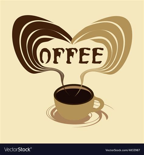 Coffee aroma Royalty Free Vector Image - VectorStock