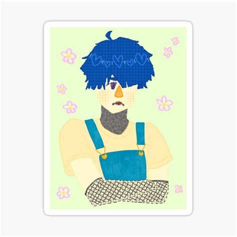 "Yellow Guy Cosplay " Sticker for Sale by Minerva-Sprite | Redbubble