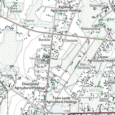 2627BA RANDFONTEIN map by Chief Directorate: National Geo-spatial Information - Avenza Maps ...