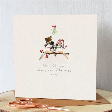 Couple Christmas Card - Etsy