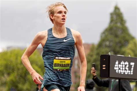 Simeon Birnbaum bests an all-star field to win the boys mile at Nike Outdoor Nationals ...