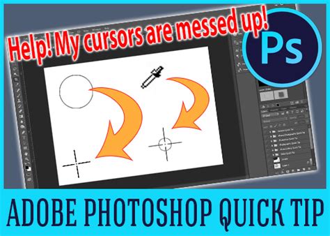 How To Fix Your Photoshop Cursor When They All Change To Precise ...