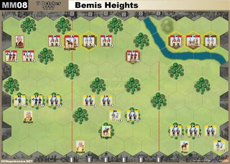 MM08 Bemis Heights (7 October 1777) - Napoleonics - Commands and Colors System