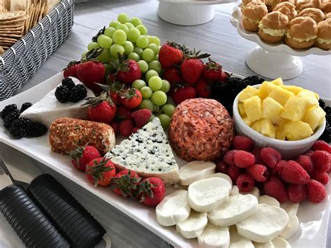 Fresh Fruit and Gourmet Cheese Platter - Catering by Debbi Covington ...