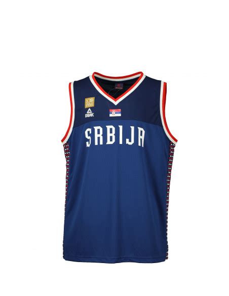 PEAK basketball jersey Serbia Clothes Size L