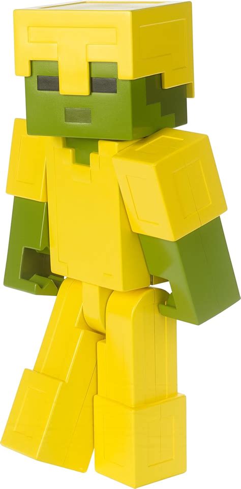 Mattel Minecraft Armored Zombie Large Figure : Toys & Games