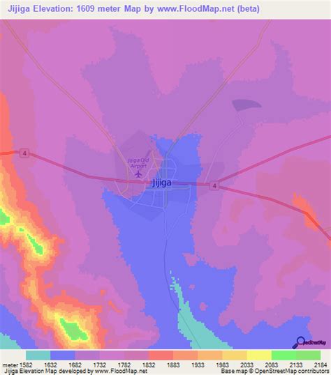 Elevation of Jijiga,Ethiopia Elevation Map, Topography, Contour