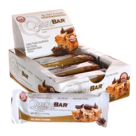 Chocolate Chip Cookie Dough Quest Bars - Swanson Health Products