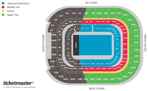 Stereophonics Seating Plan - Principality Stadium