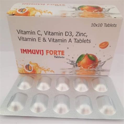 Vitamin A Vitamin E Vitamin C Vitamin D3 Zinc Tablet Manufacturer ...